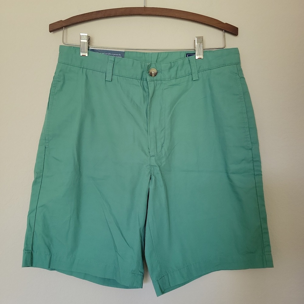 Vineyard Vines Classic Fit 9" Club Short Men's Size 30 Shorts Green NEW Preppy